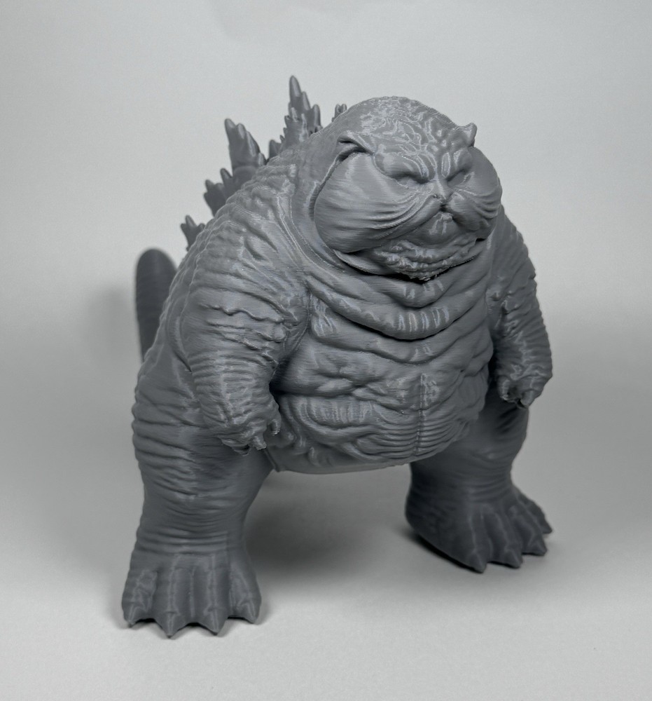 Godzilla Catzilla Monster Paintable Toy