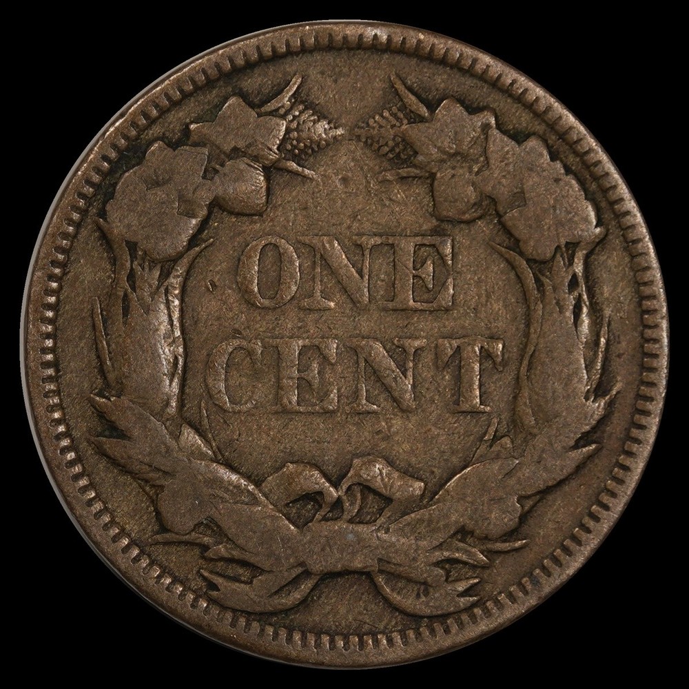1857 1C Flying Eagle Cent Circulated Coin