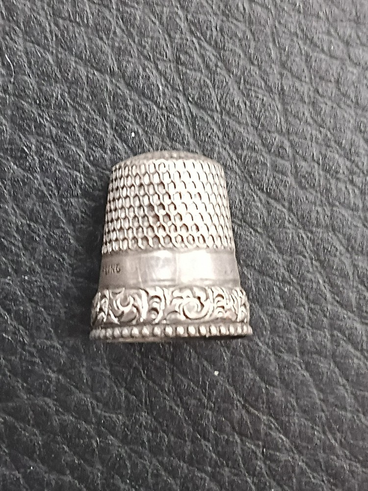 Antique Sterling Silver Sewing Thimble