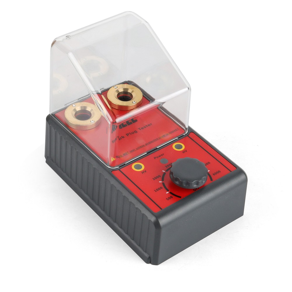 Spark Plug Tester Dual Hole Diagnostic Tool Gasoline Car Ignition Analyzer 12V