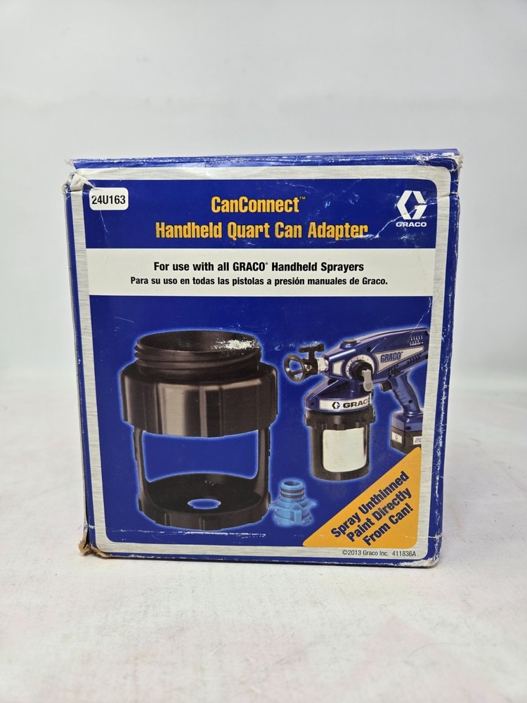 Graco CanConnect Handheld Quart Can Adapter 24U163 Paint Sprayer Accessory