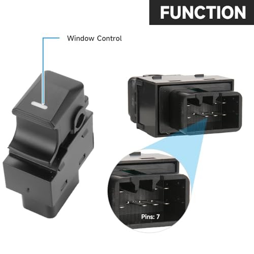 Passenger Side Master Power Window Switch - Compatible for Kia Sportage 2011