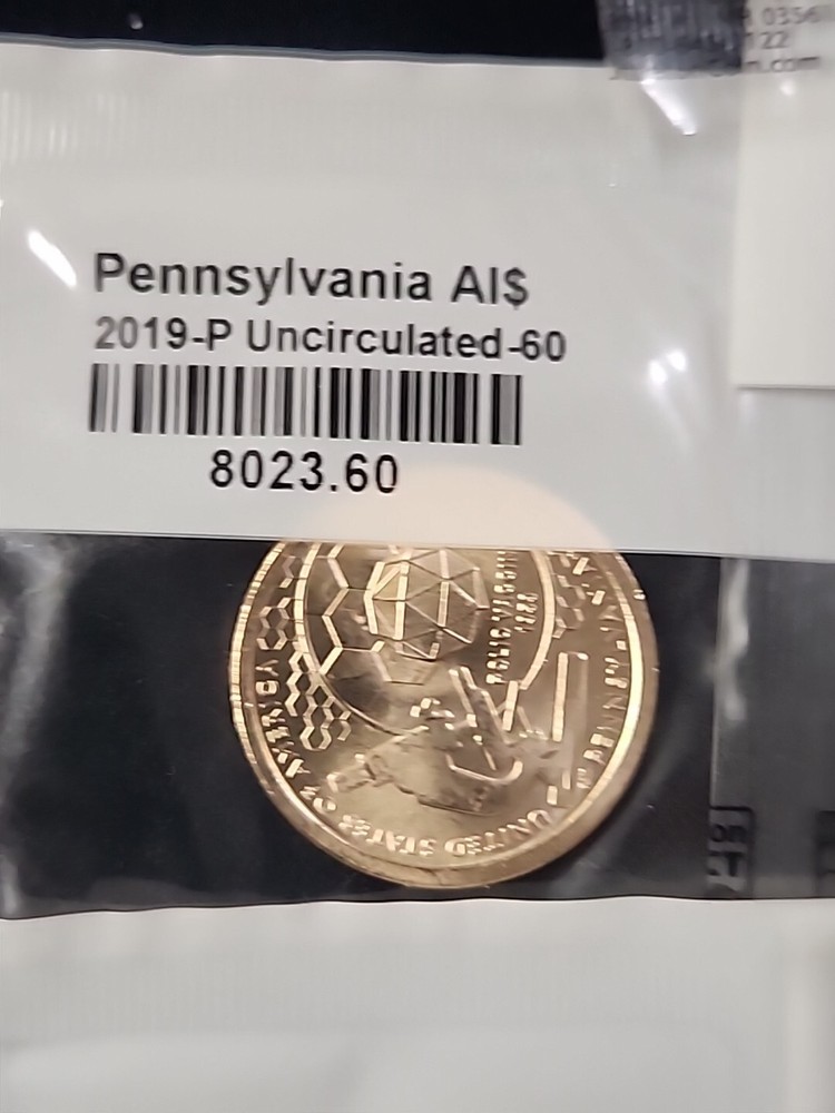 (5) US UNCIRCULATED DOLLAR COINS 2019-2020 R103