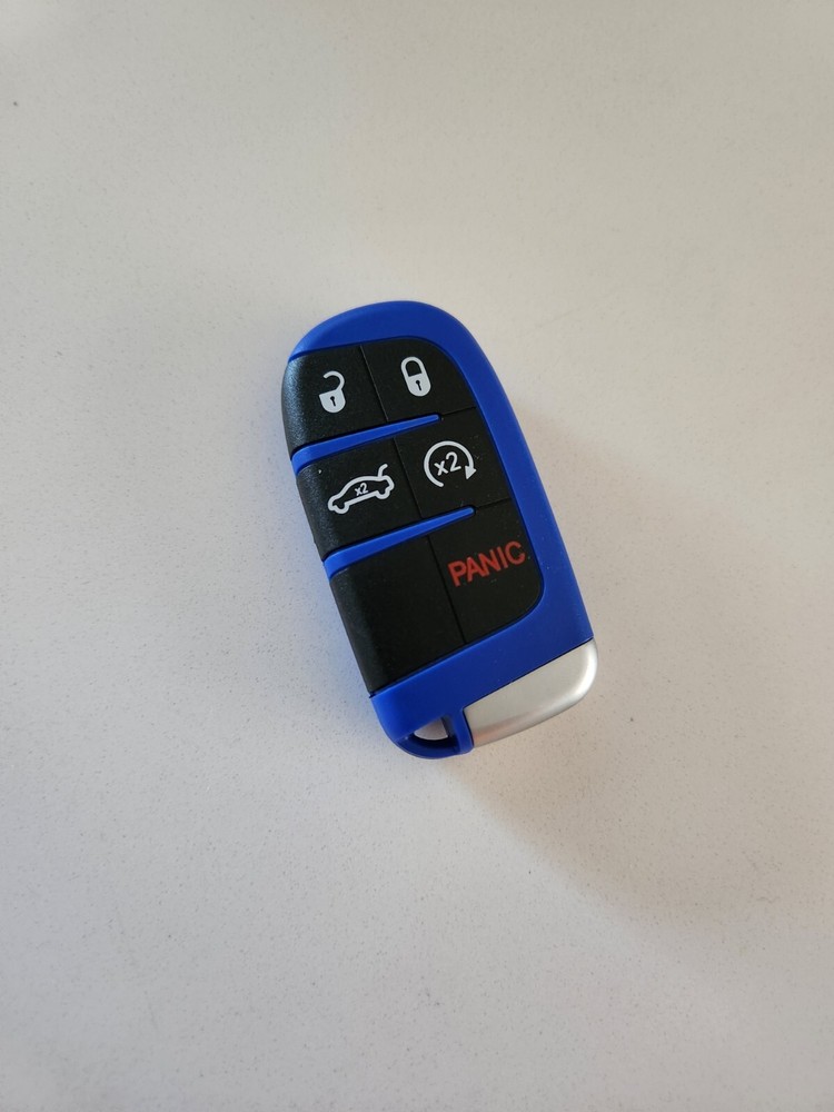 BLUE SRT KEY FOB Dodge Jeep Chrysler shell