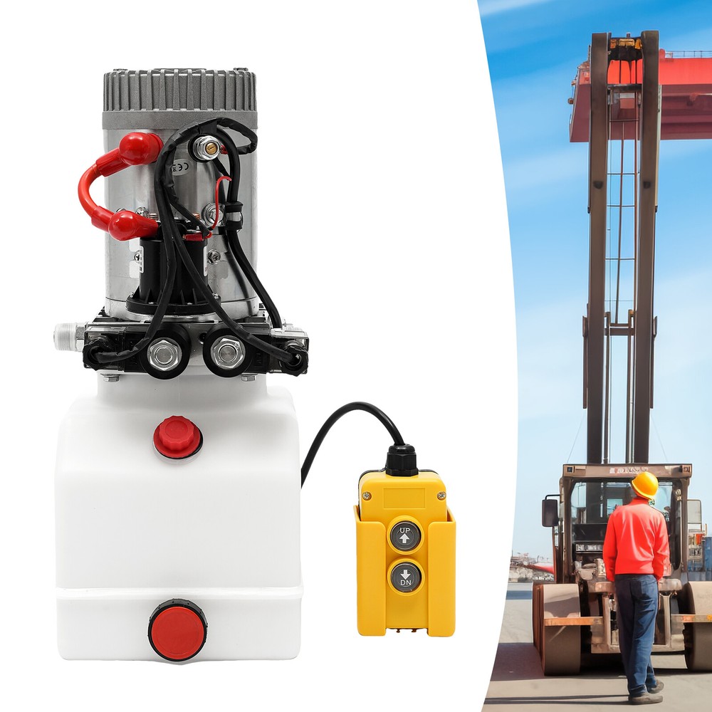 3 Quart 12V Electric Hydraulic Pump Power Unit with Remote Control