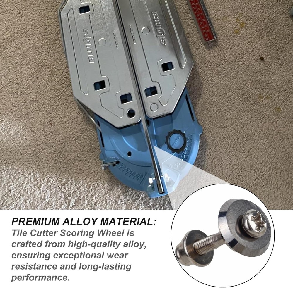 12mm Tile Cutter Scoring Wheel 14A for All Sigma Pull Handle Tile Cutters,Alloy