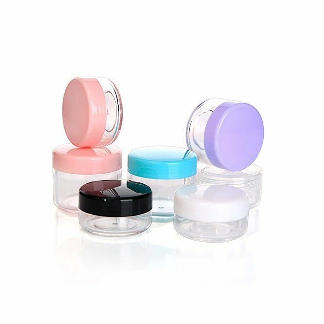 10g CLEAR EMPTY CONTAINER FOR COSMETICS, LIP BALM, MEDICINE, MIXING SAMPLE