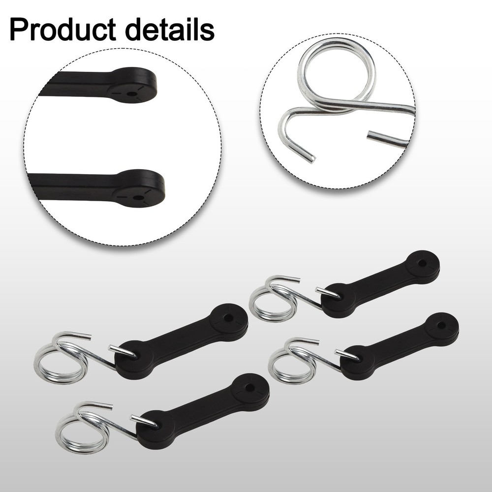 4PCS Bagger Latch Strap & Hook Bagger Latches Kit Fits For Crafts Mower