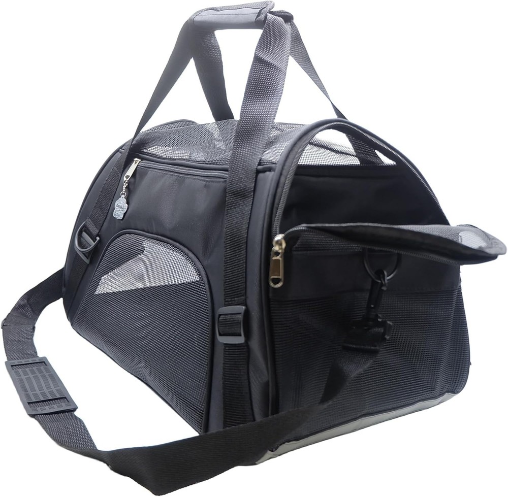 Soft-Sided Cat and Dog Carrier - Convenient, Waterproof, and Foldable Design