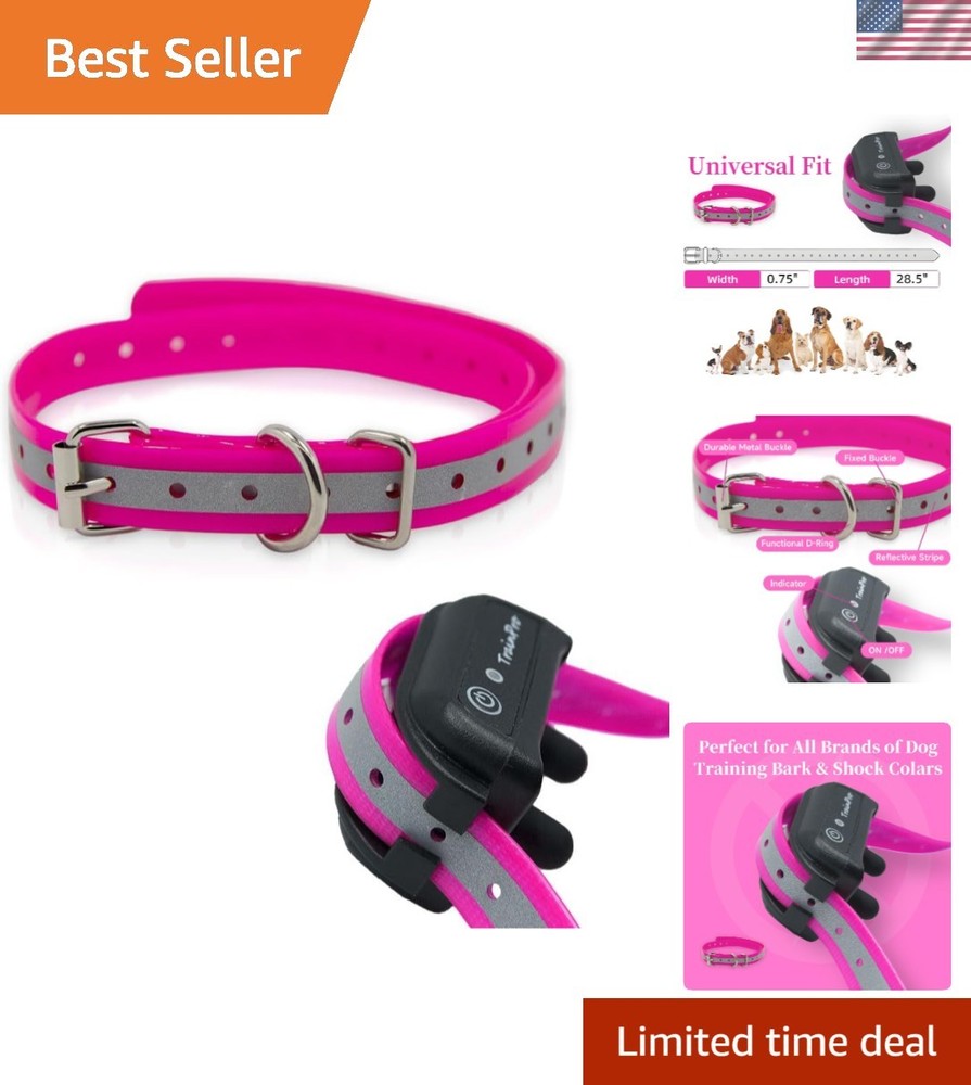 Heavy-Duty 27.5” x ¾” Training Collar Replacement Strap - Waterproof & Secure
