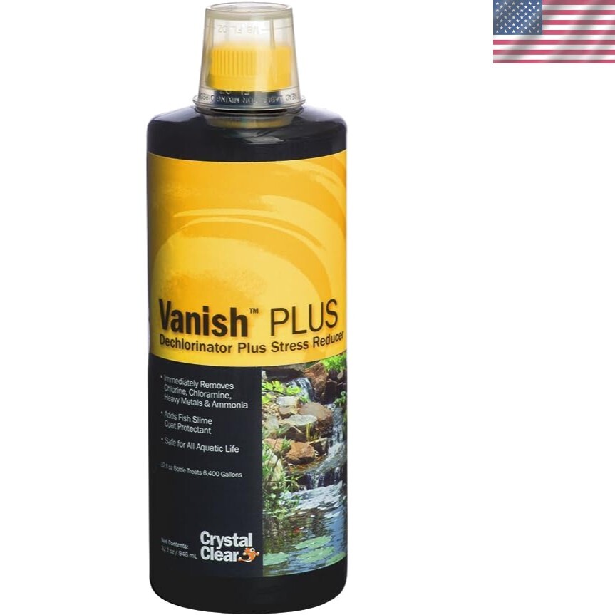 Effective 32oz Dechlorinator for Small Ponds: Remove Chlorine & Heavy Metals
