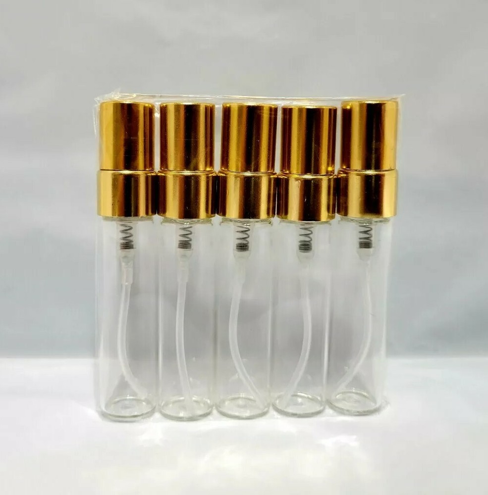 Glass Atomizer / Refillable Empty Perfume / 5ml Travel Size / Spray Bottle