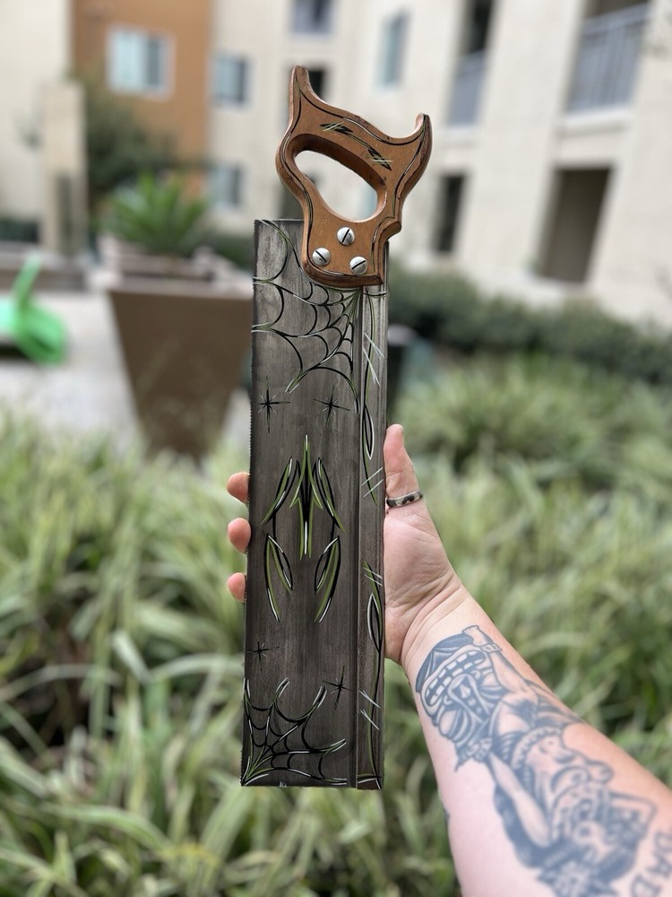 Pinstriped Hand Saw
