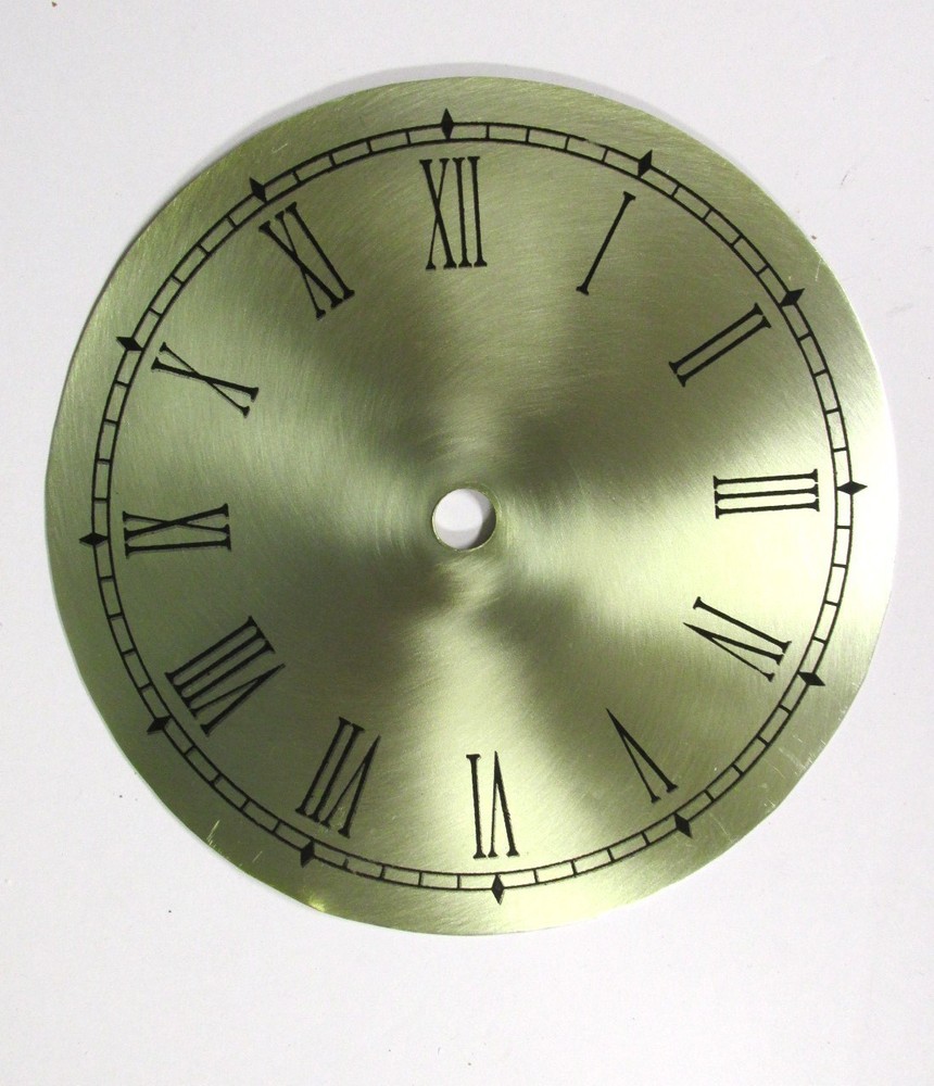 NEW REPLACEMENT ALUM. 5 1/2" CLOCK DIAL