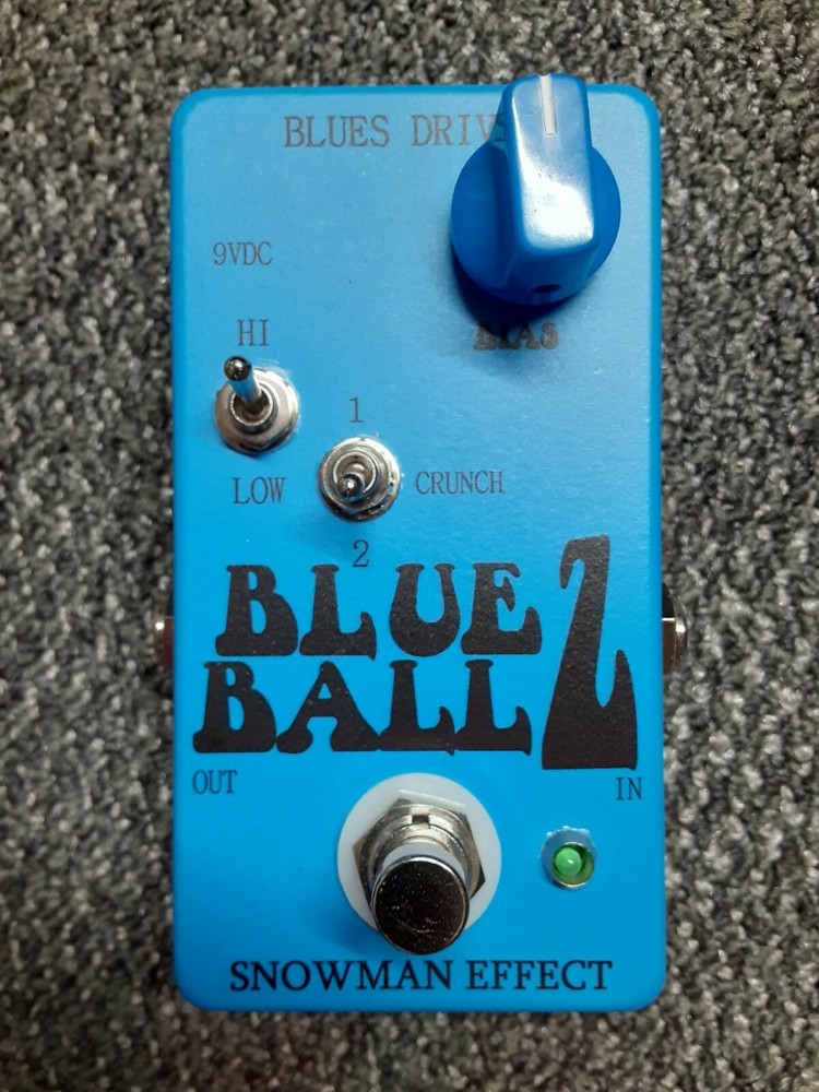 Bluez ballz guitar effect pedal.blues style with diode switch.