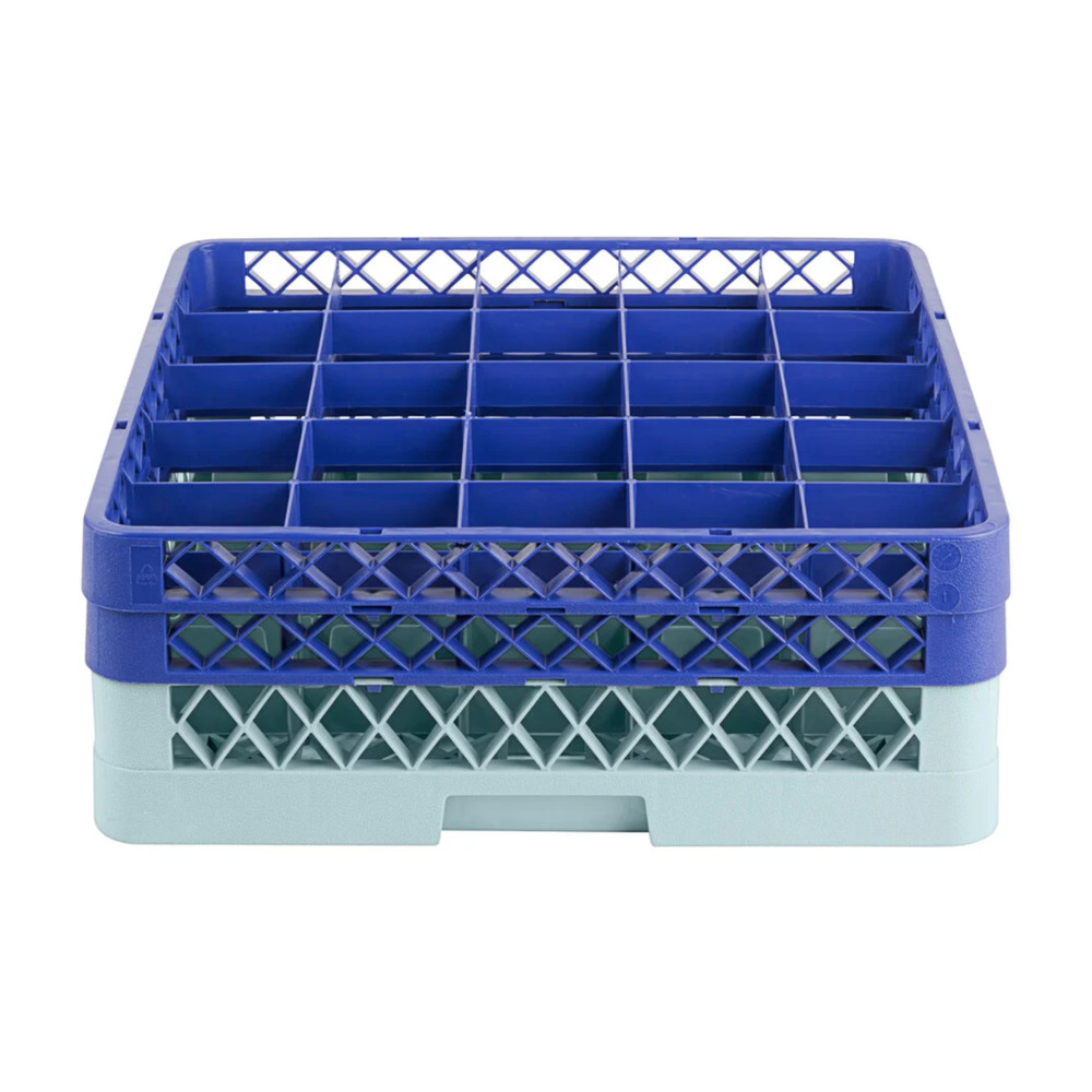 2 PACK Commercial Dishwasher Machine 25 Cup Glass Tray Rack 1 Extender Automatic