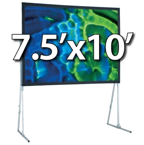 DRAPER 241031 - UFS 7.5'x10' COMPLETE SCREEN SYSTEM - FRONT PROJECTION - HD-LEGS