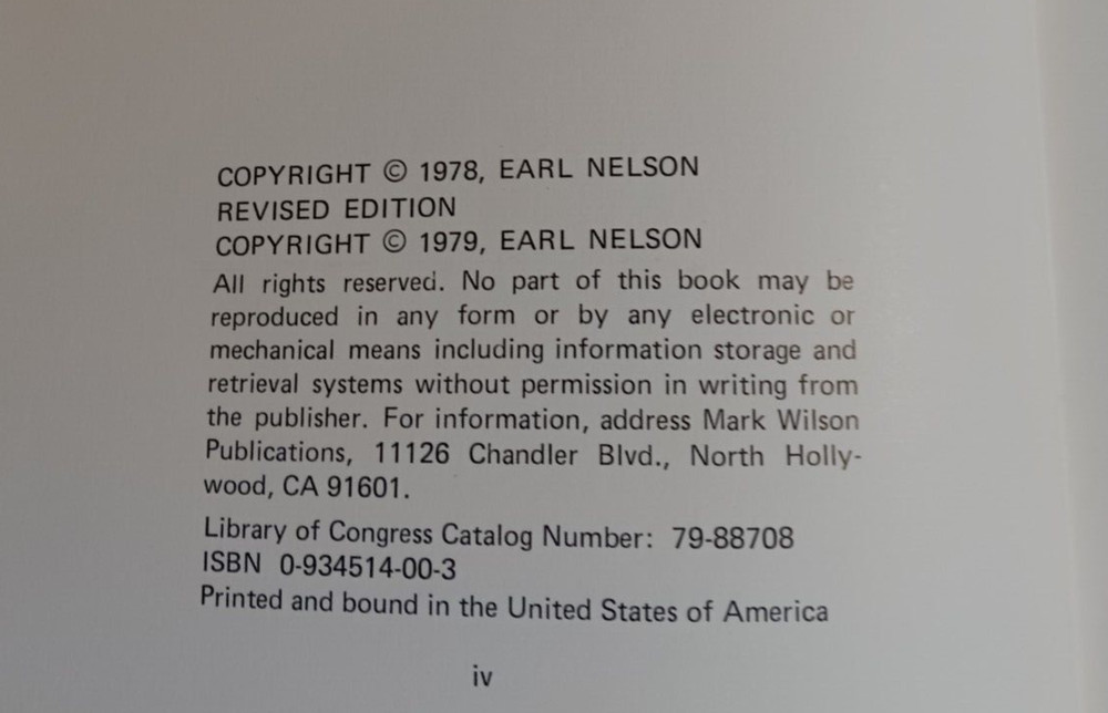 Variations; Nelson, Earl, 1979 - Magic Book
