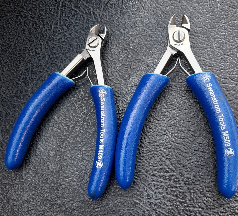 2 Lot Precision US Made Flush Side Diagonal wire Cutter Engineer Medical Grade