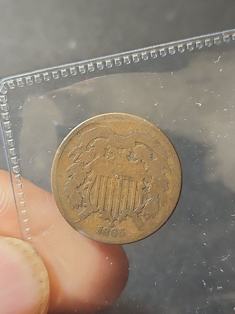 1865 US 2CENT #0372