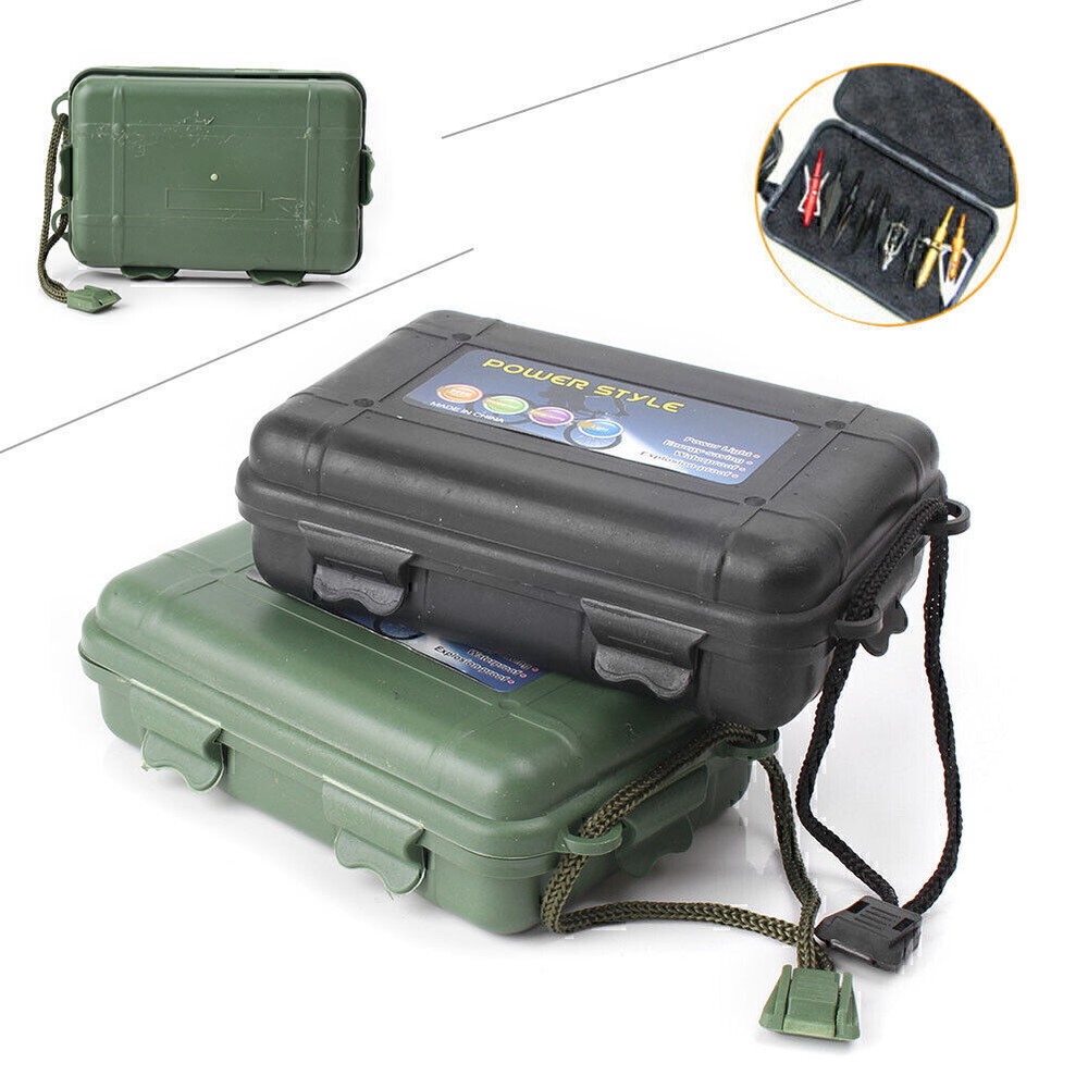 Plastic Portable Case Convenient Arrowhead Broadhead Protector Box foam pad