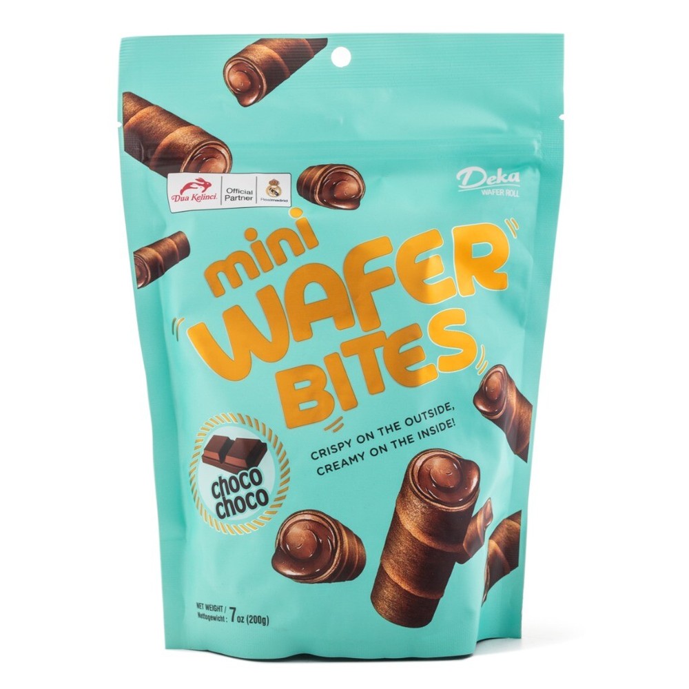 4 PACK DEKA MINI WAFER BITES CHOCO CHOCO