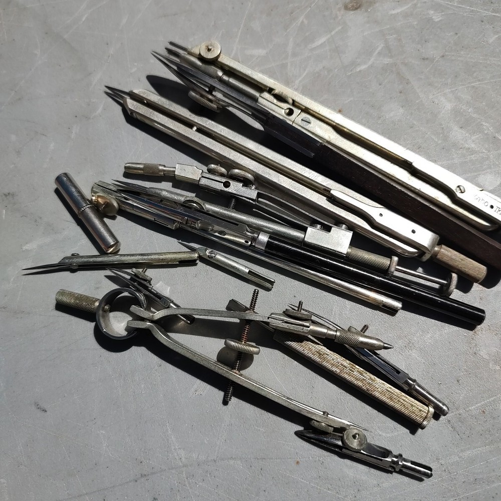 Maho 14-Piece Drafting Tools Set PVIIac Germany