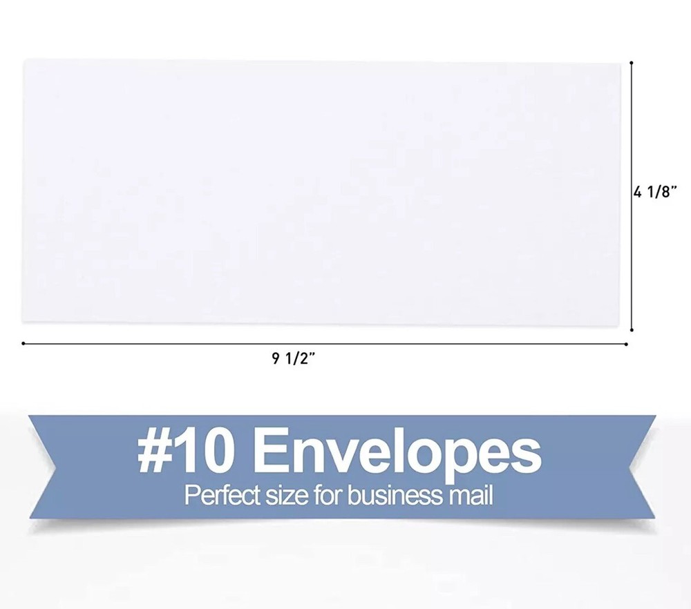 Peal & Seal White Envelope # 10 (50 Ct )