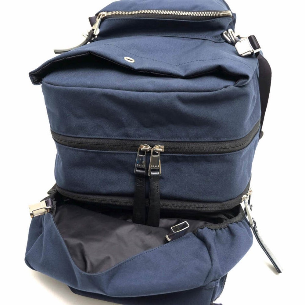 F.CLIO Backpack Daypack Men's Polyester Navy From Japan