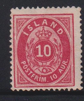 Iceland #11 Hinged F+ Cat Value: $225