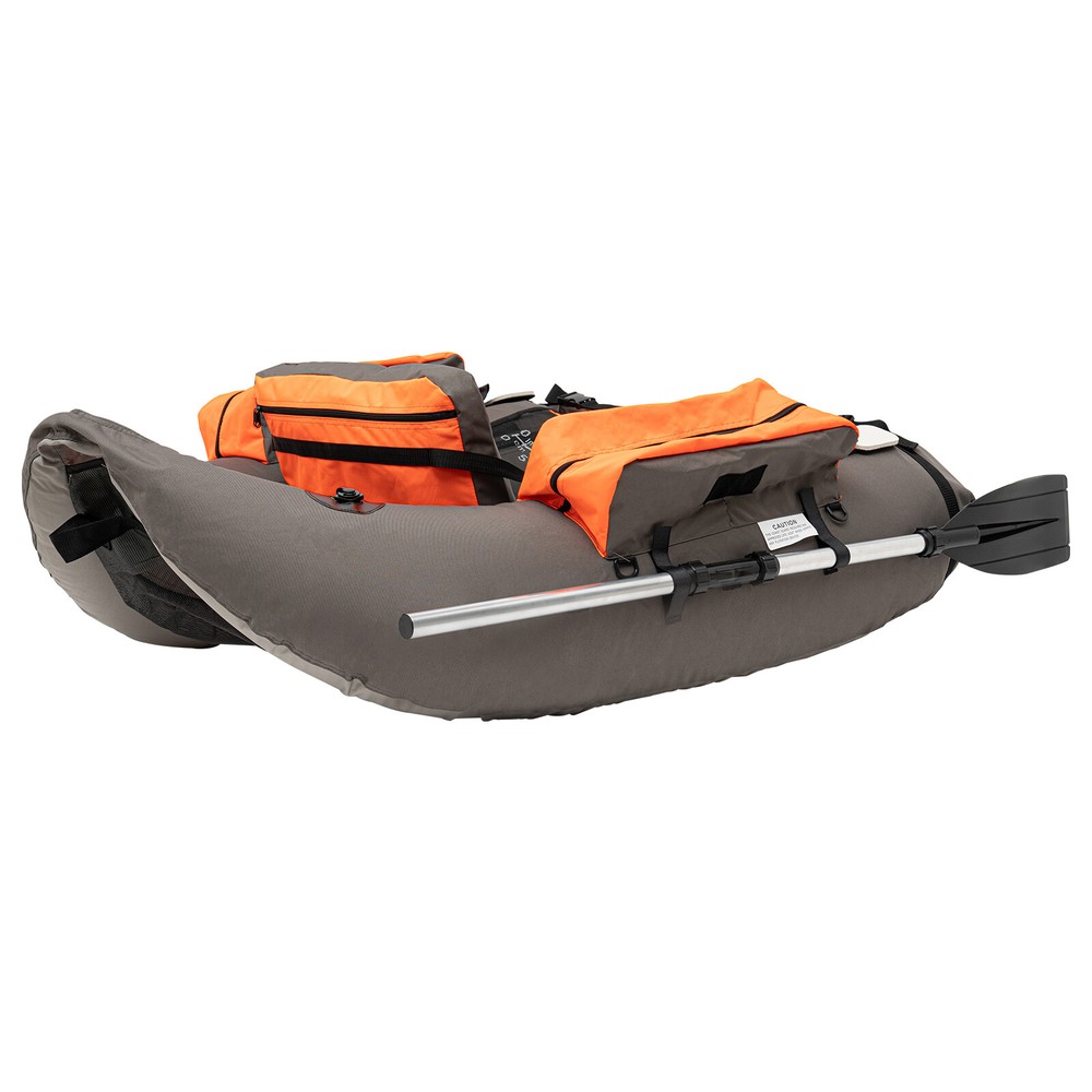 Inflatable Fishing Boat with Pump, Adjustable Backrest, 286.6 lbs Capacity