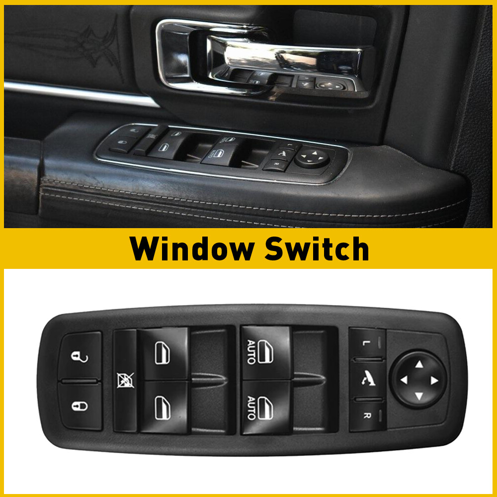 Driver Side Power Window Control Switch For 2014-16 Ram 1500 2500 3500 Pickup