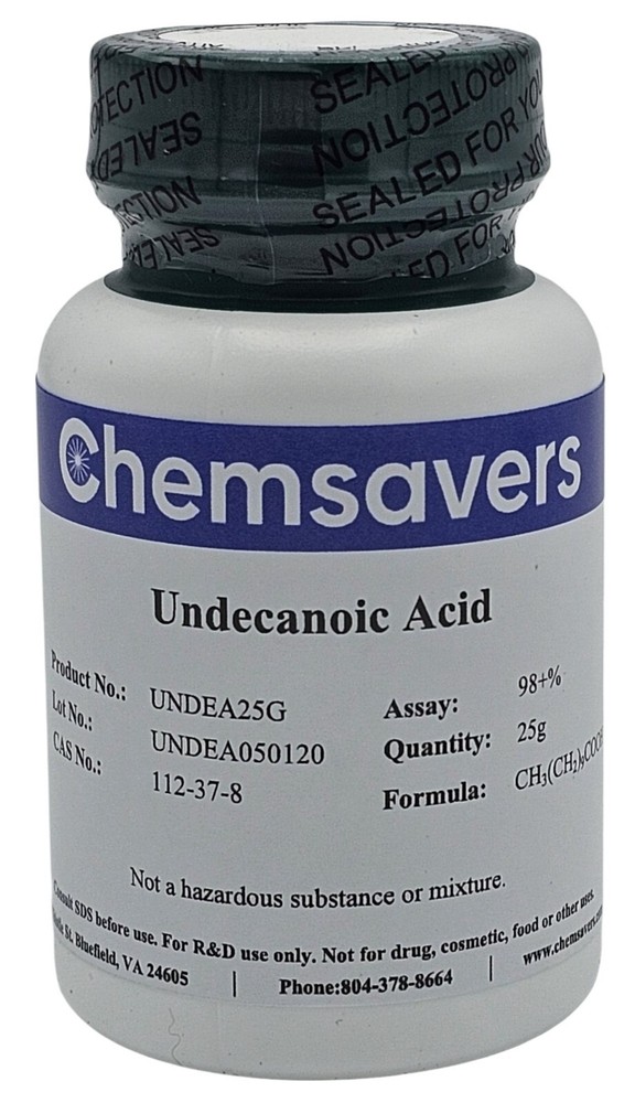 Undecanoic Acid, 98+%, 25g