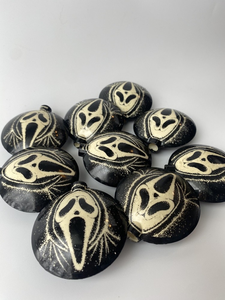 Vtg 90s Scream Ghostface 9 String Light Covers Halloween Easter Unlimited
