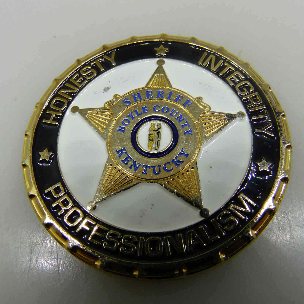BOYLE COUNTY KENTUCKY SHERIFF CHALLENGE COIN