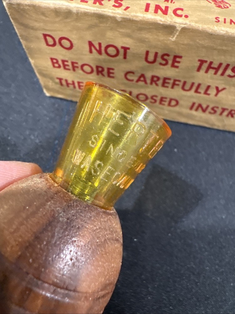 HERTER'S NO. 39 RABBIT FLUSHER MOUTH CALL WITH BOX