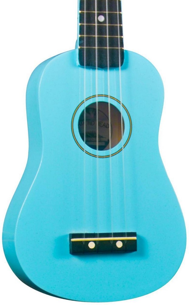 Diamond Head DU-10 Soprano Ukulele Light Blue Black Fingerboard