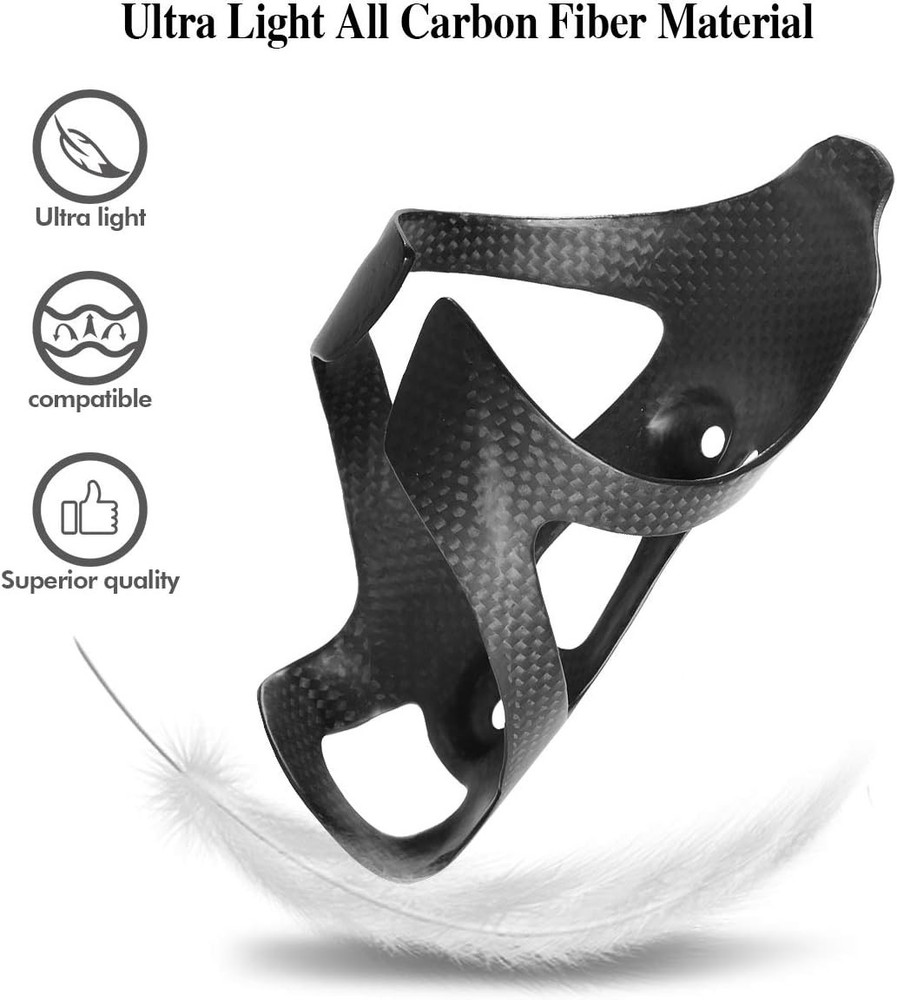 Ultra-Light 2 Pack Carbon Fiber Bottle Cage