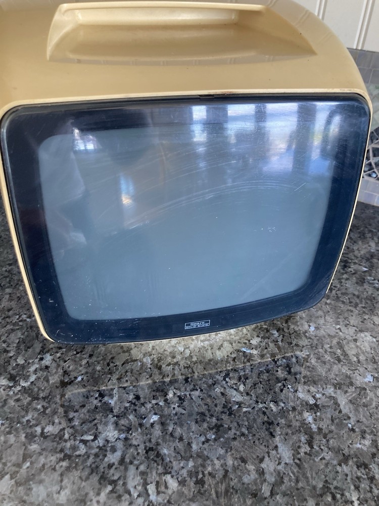 Vintage Sears Space Helmet Solid State TV Television 564.50191500 Tested