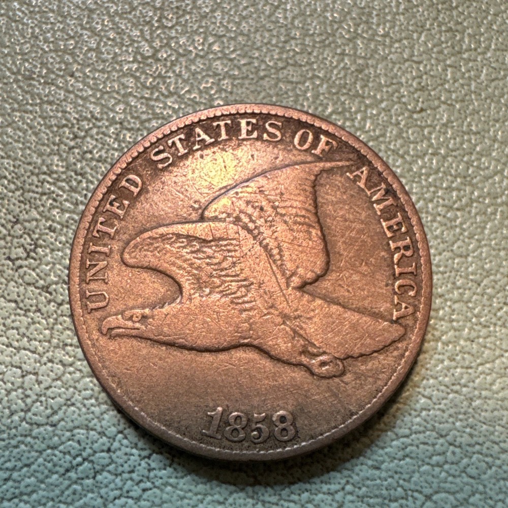 1858 Flying Eagle Cent SL