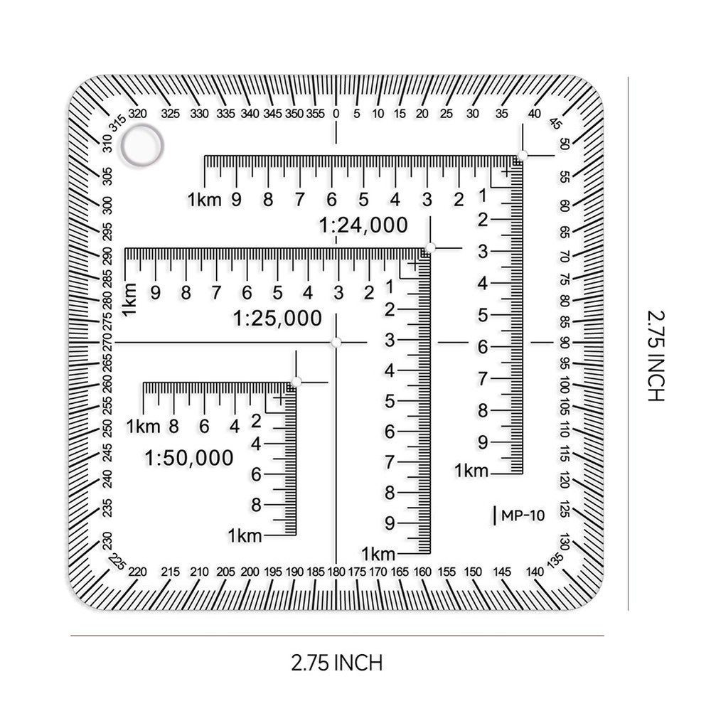 Easily Operable Geographic Coordinate Ruler for Engineers and Students