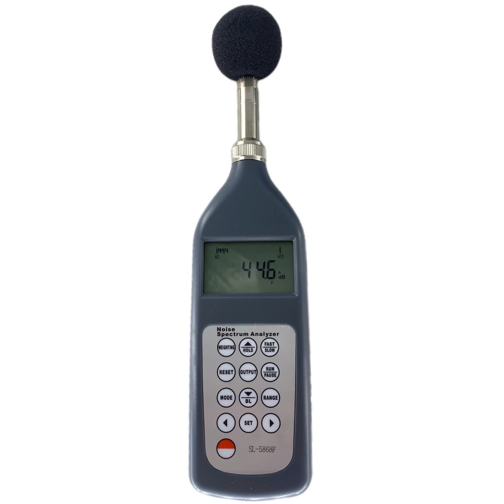 Digital Noise Spectrum Analyzer Meter Noise meter With Range 25dB to 130dB (A)