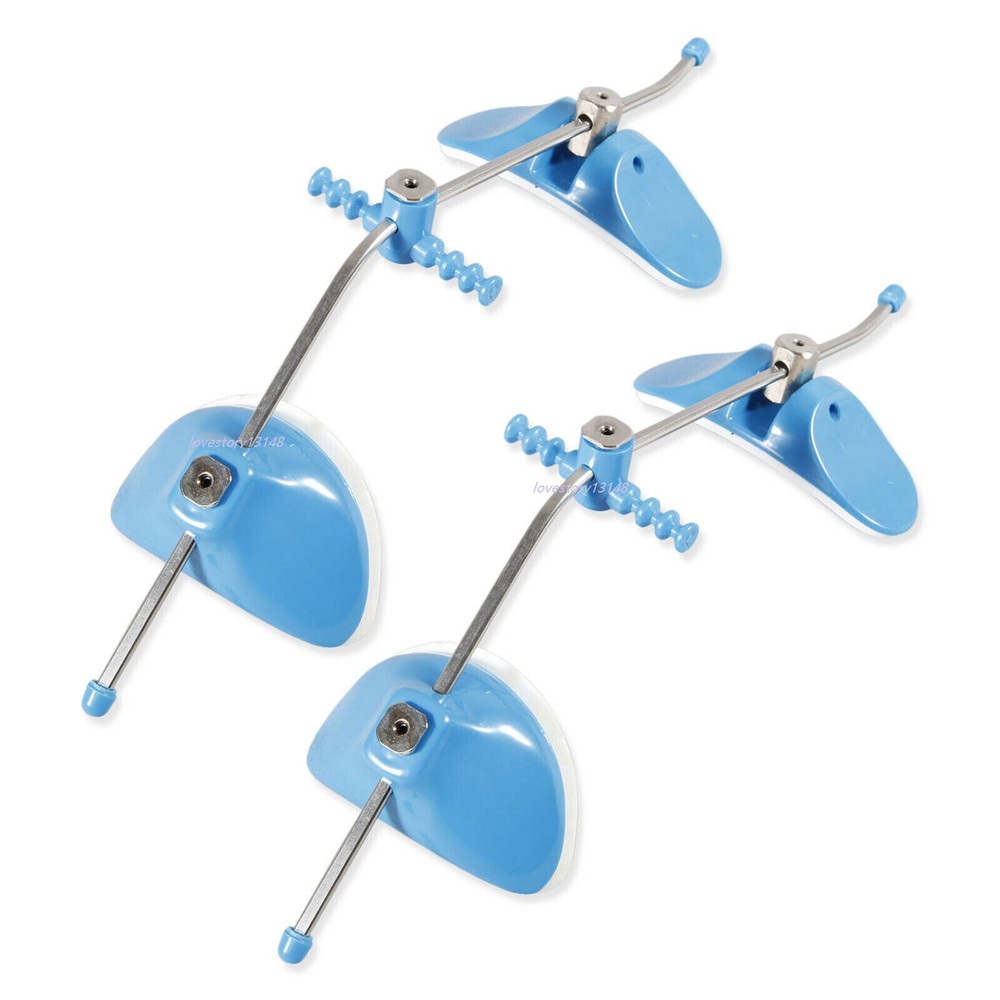 Blue Dental Ortho Forward Pull Headgear Single Bar with Single Lever Adjustable