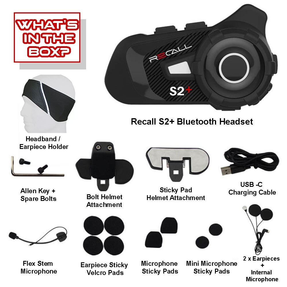 Cyclist Bicycle Bluetooth Intercom Rider Helmet Voice Chat Communication Device