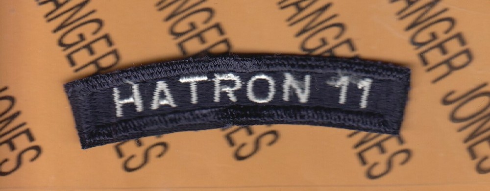 USN Navy Heavy Attack Squadron HATRON 11 Tab 3.5" arc patch c/e