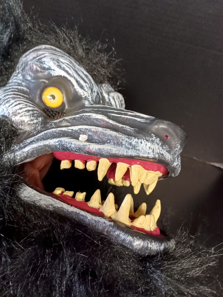 Halloween Werewolf Mask Movable Jaw Full Head Pullover