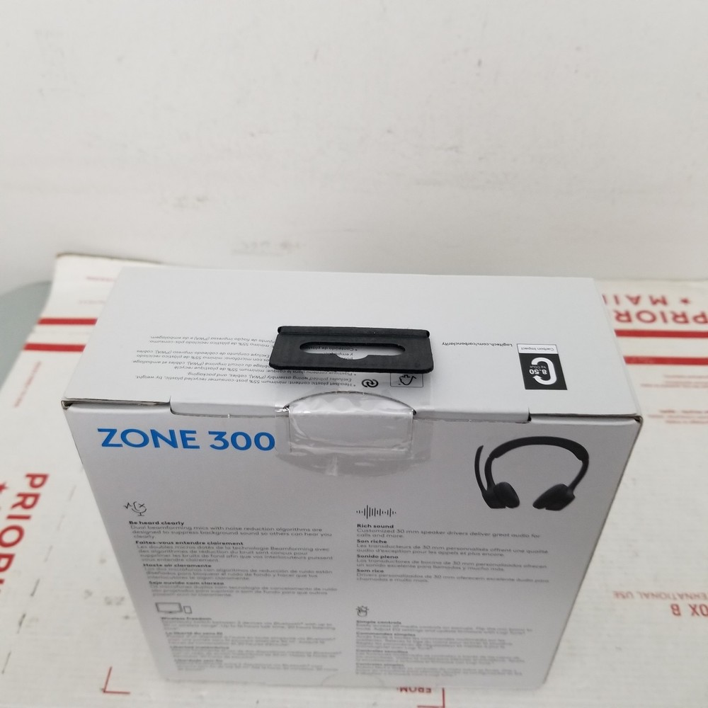 Logitech Zone 300 Wireless Bluetooth Headset PC , Mac, Chrome, Linux, iOS Black