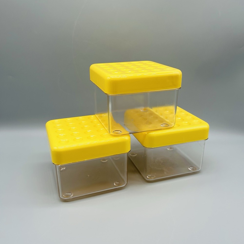 Vintage Danish Modern Stackable Organization Containers Set Of 3