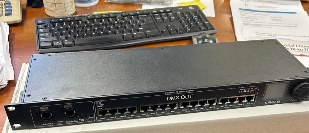 Titan A16 Artnet controller