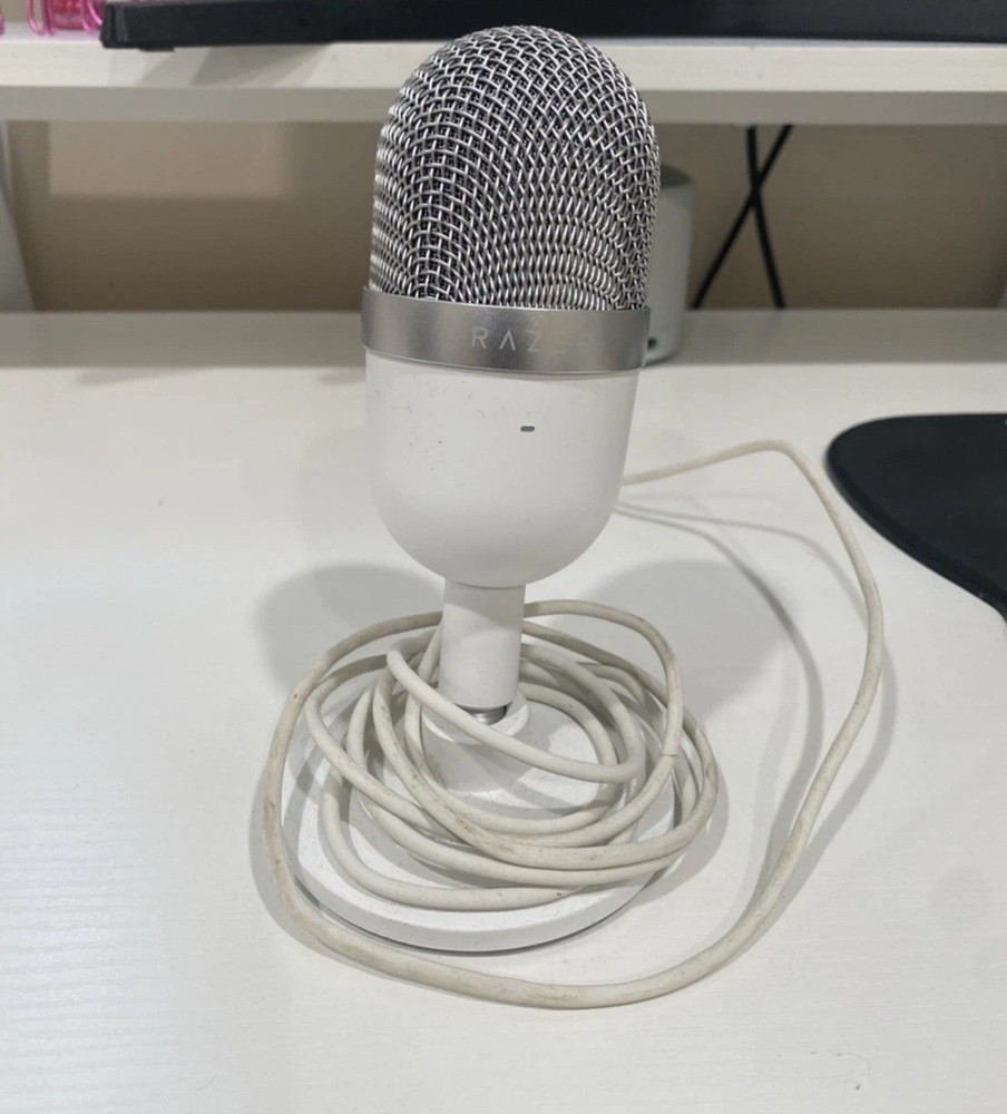 Razer Seiren Mini USB Condenser Microphone White Tested Working